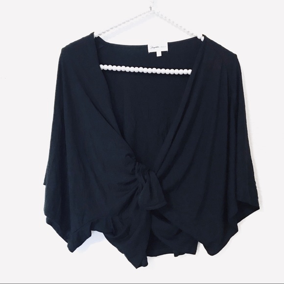 Shaycation x REVOLVE Tie Front Callie Bamboo Tee - Picture 4 of 8